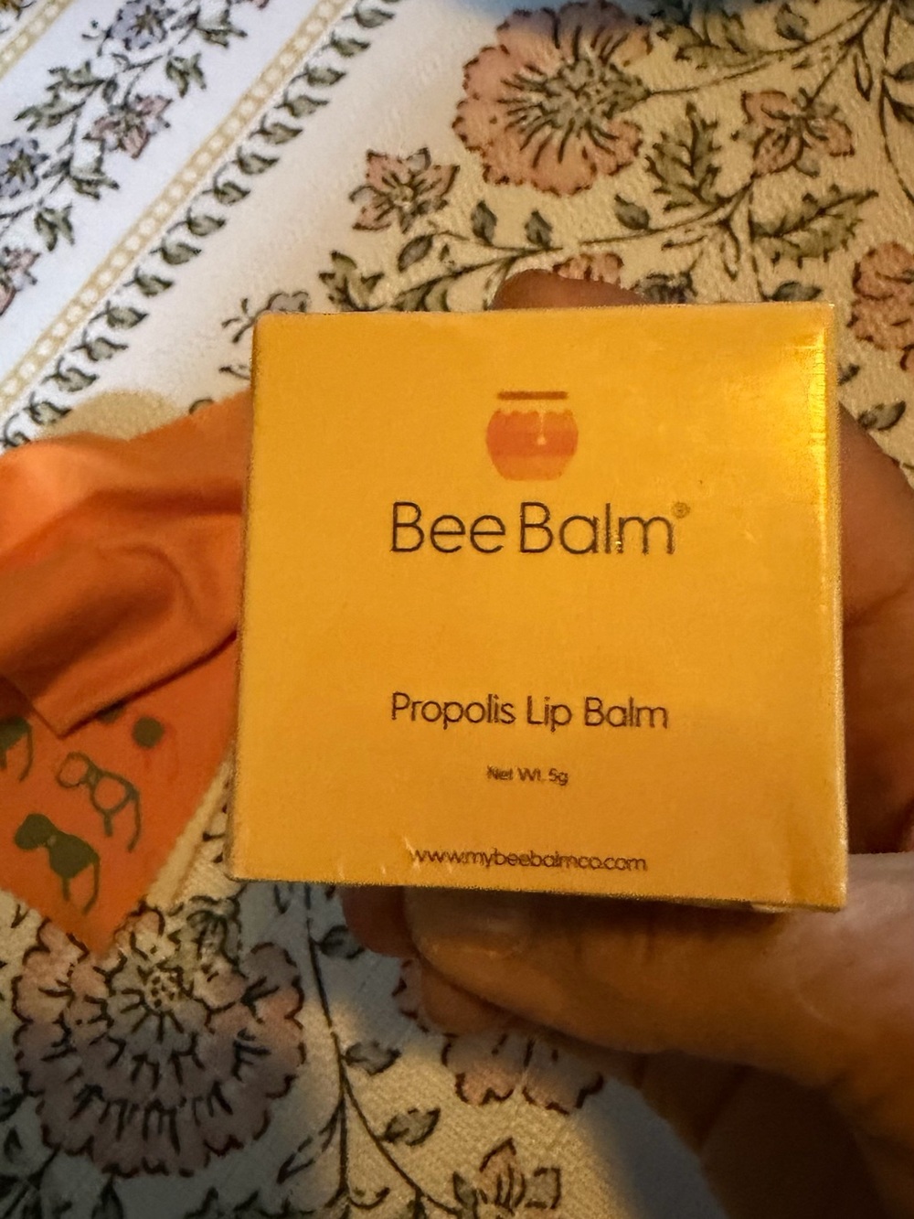 BeeBalm Propolis honey Lip Balm — Yellow Box